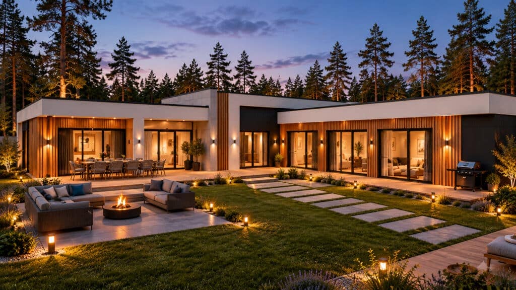 Wood & Glass House